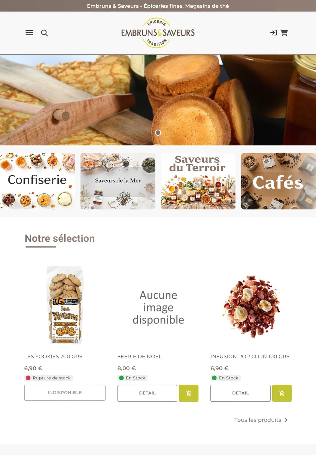 Embruns & Saveurs — version tablette
