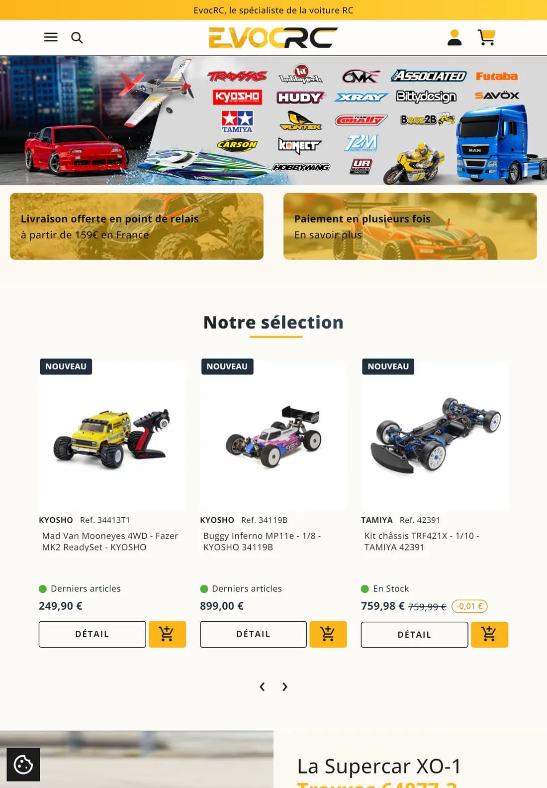 EvoC RC — version tablette