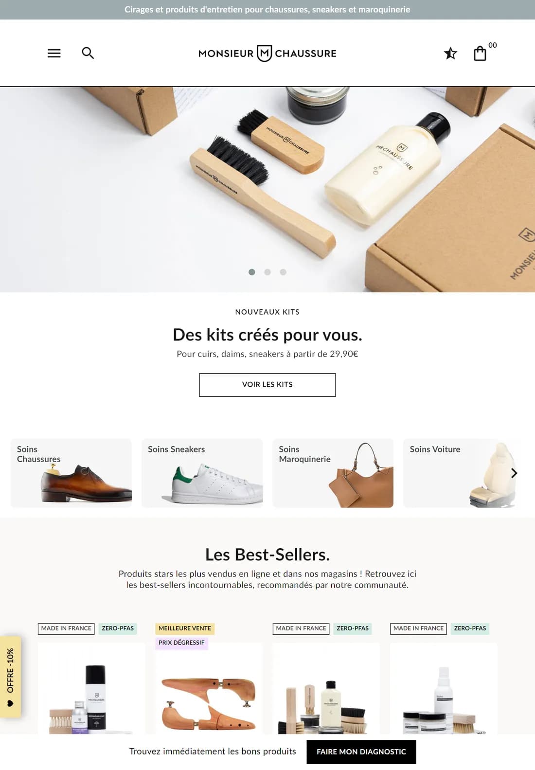 Monsieur Chaussure — version tablette
