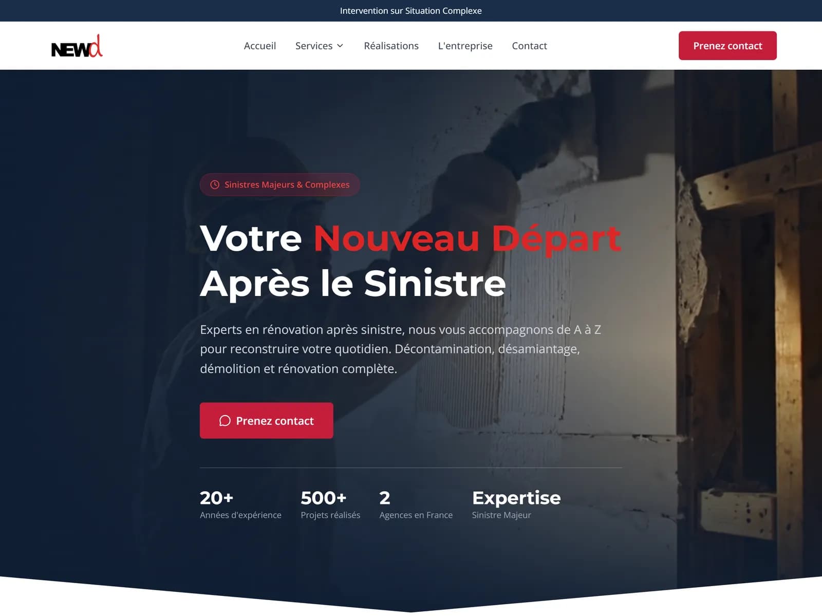 Aperçu du site NEW d